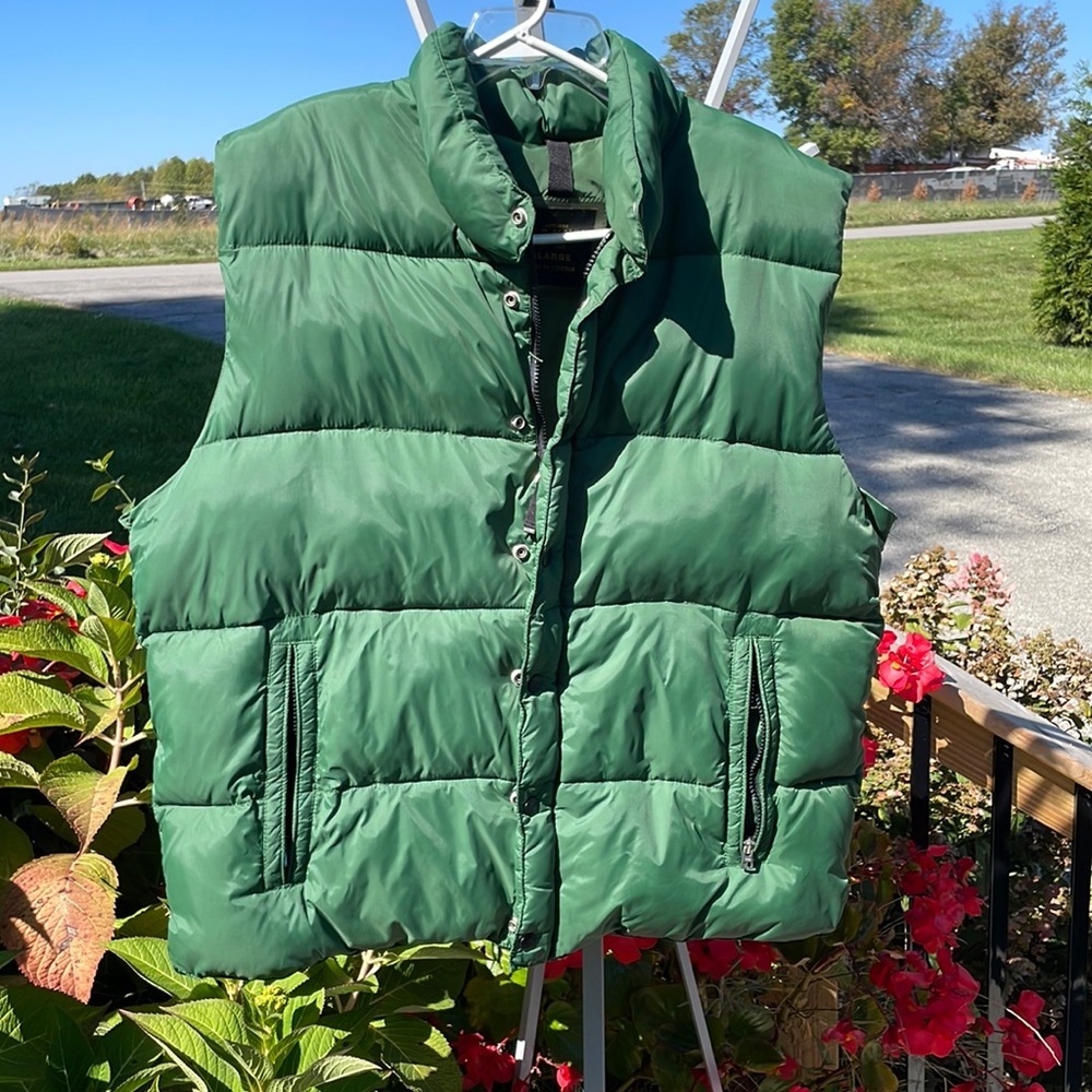 Old Navy Forest Green Quilted Vest